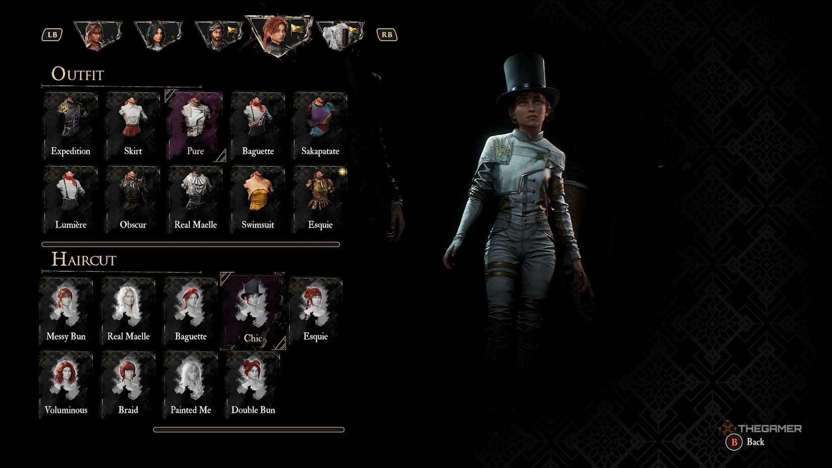 Maelle wearing chic haircut in Clair Obscur Expedition 33.