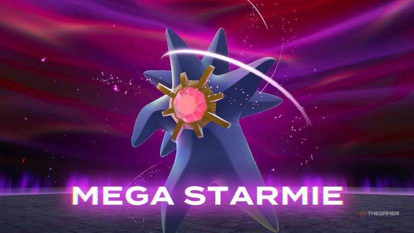 Mega Starmie in Pokemon Legends ZA.