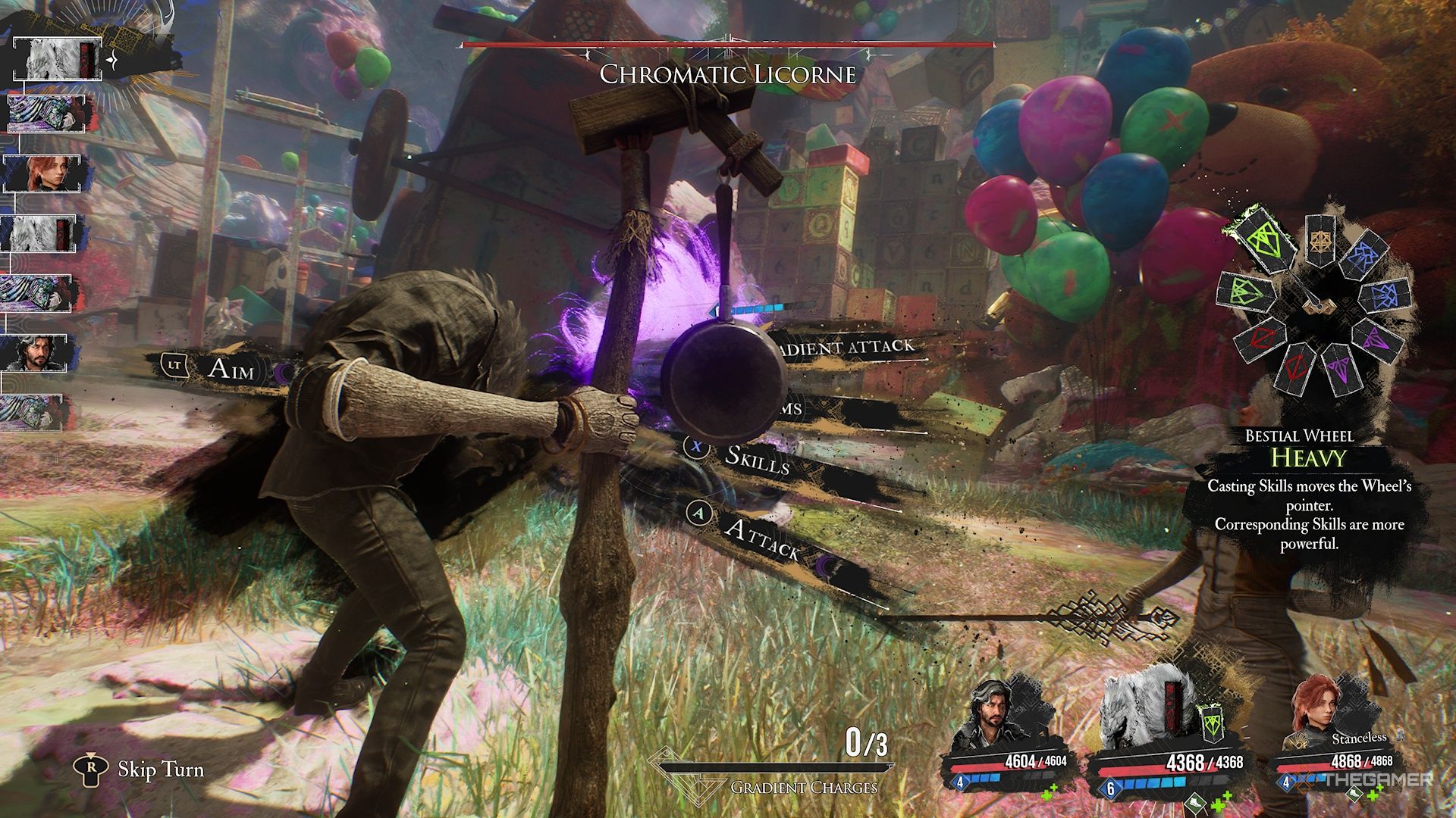 Monoco in a boss fight in Clair Obscur Expedition 33.