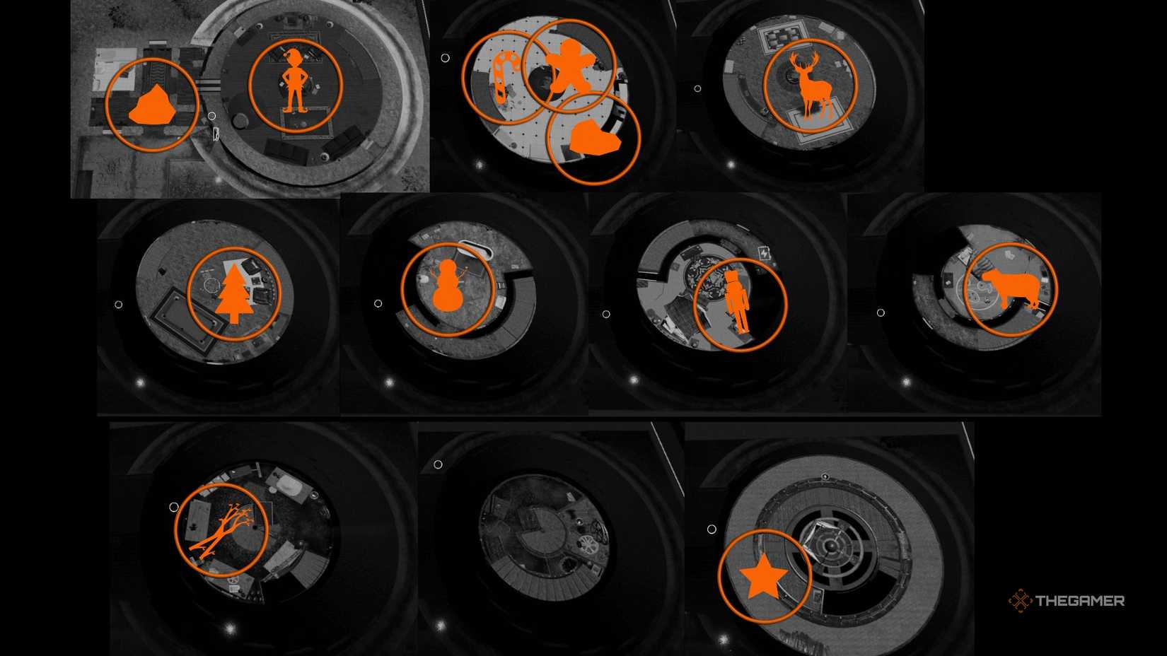 All Krampus Present spawn locations in Phasmophobia on Point Hope.