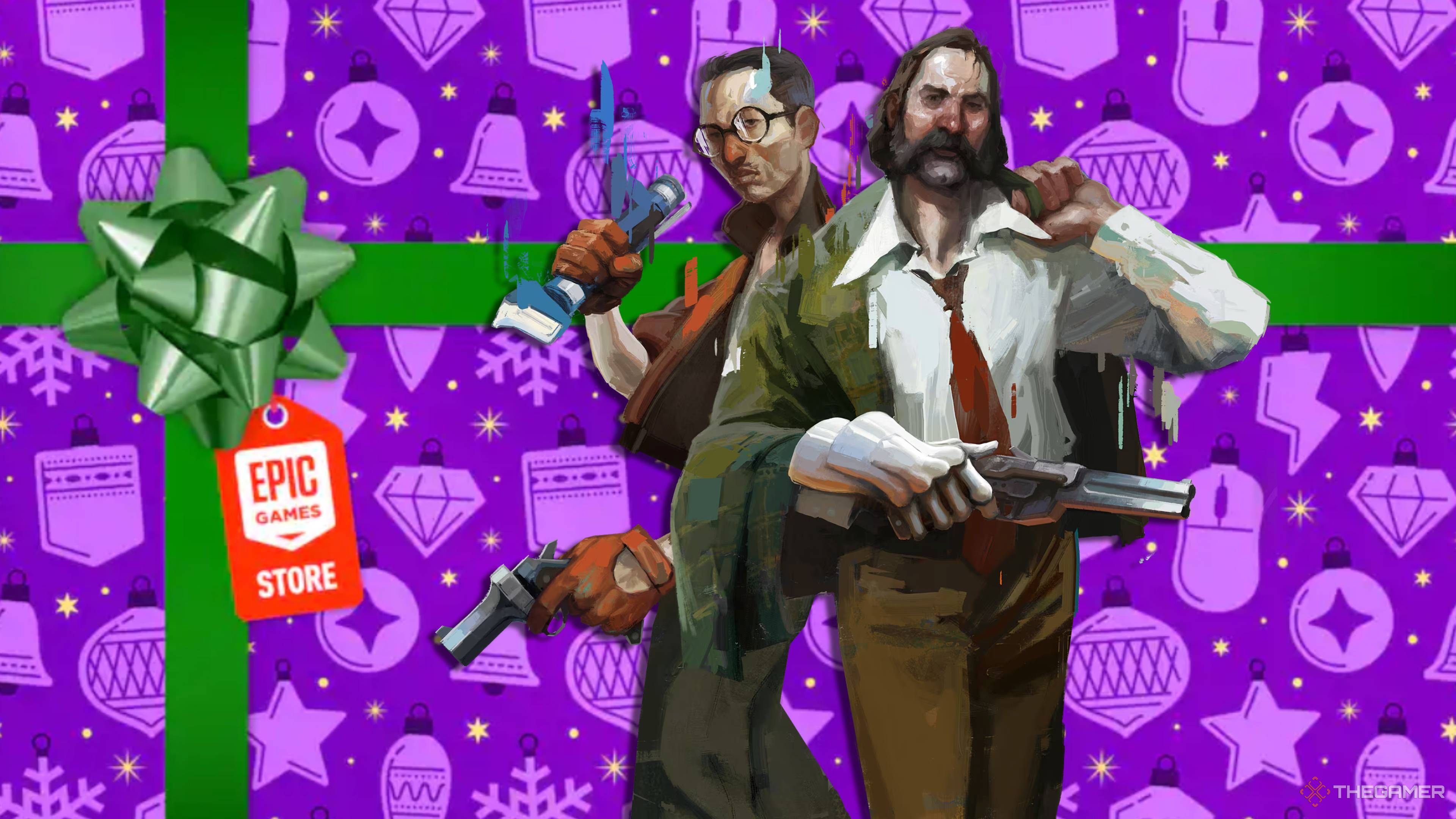 disco elysium characters on an epic games store gift.