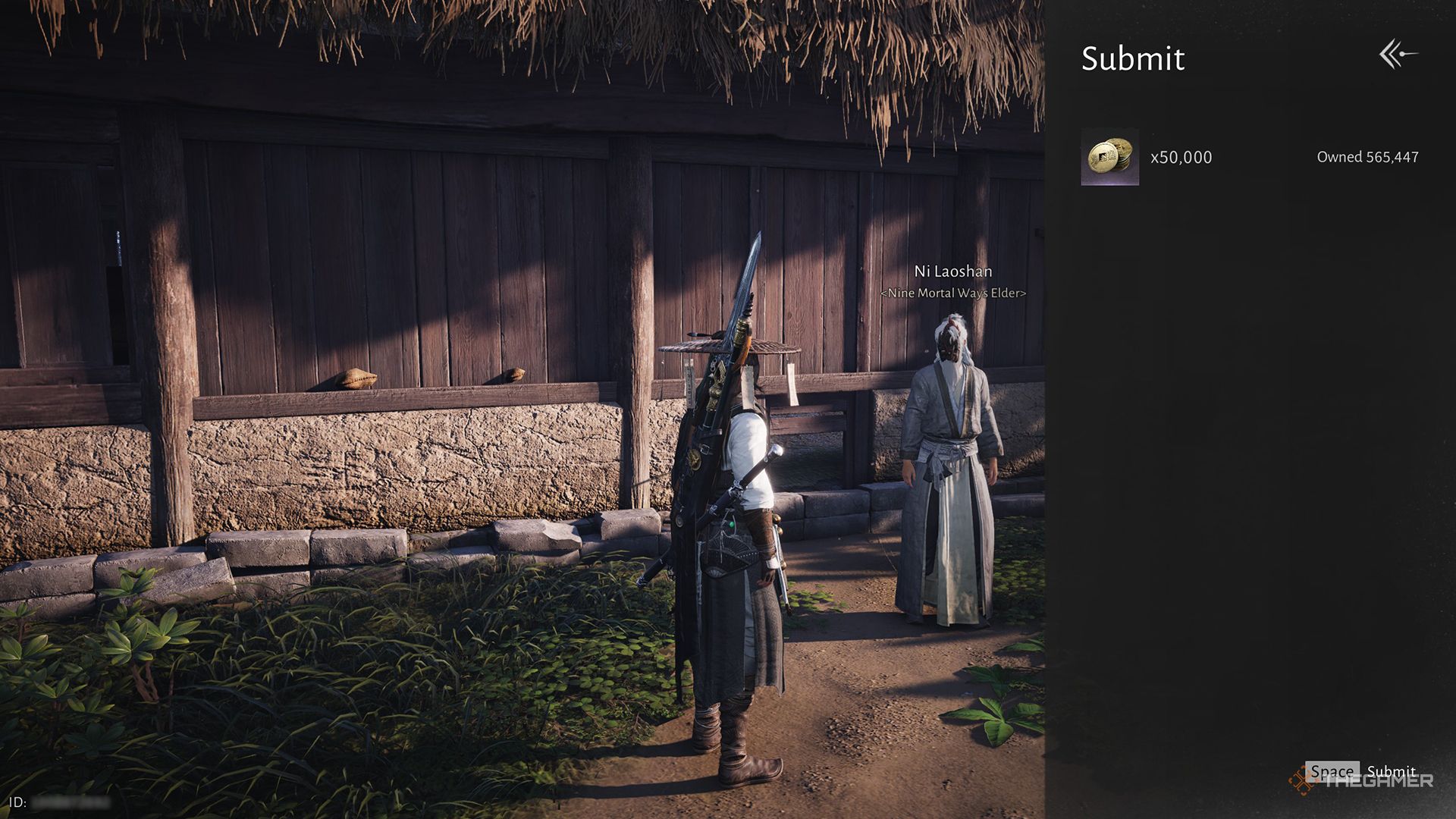 Paying to leave the Nine Mortal Ways Sect in Where Winds Meet.