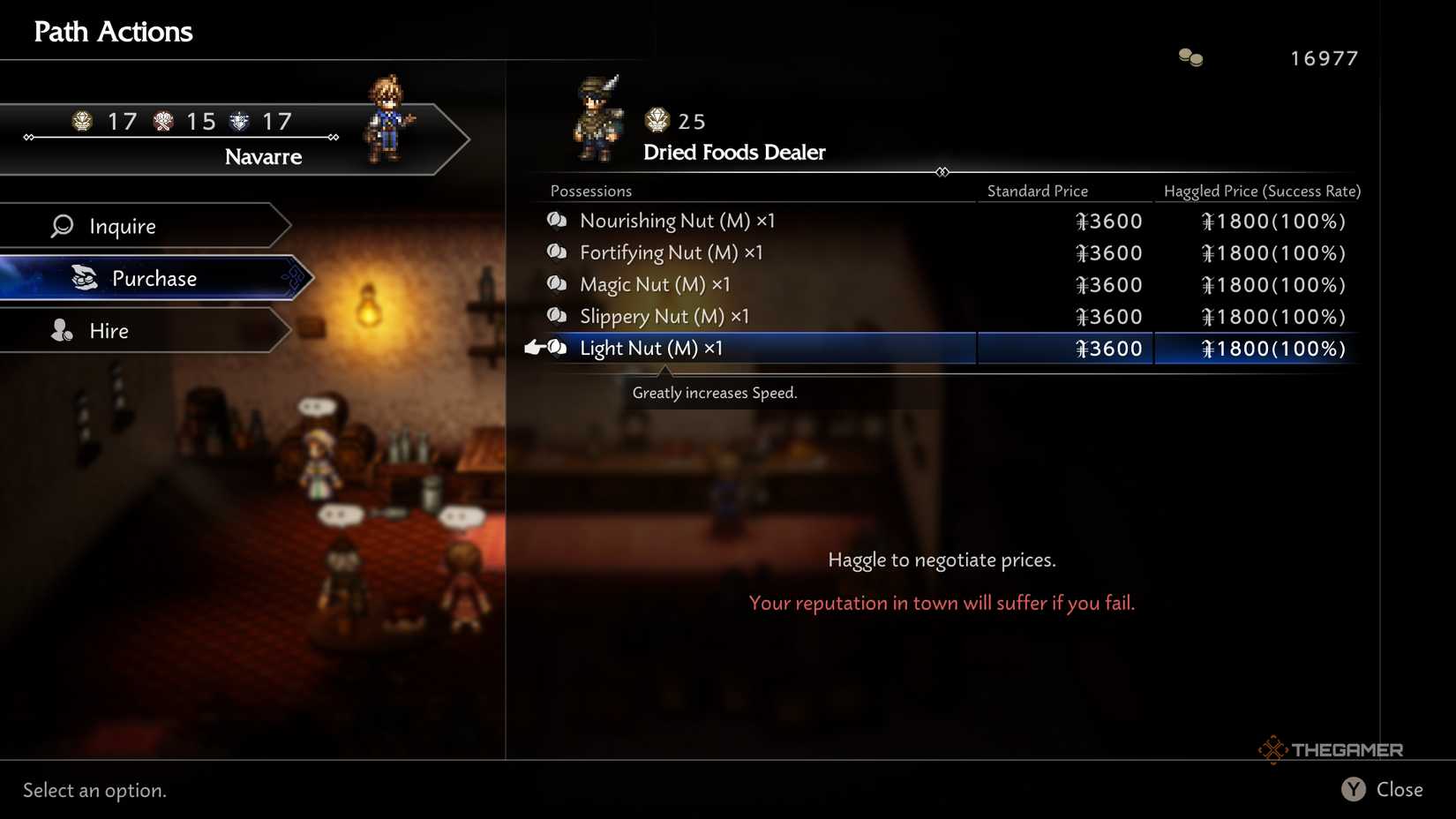 Nuts in Octopath Cereals 0.