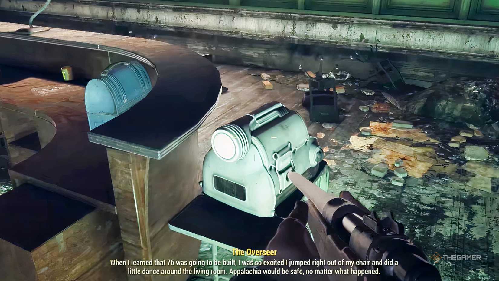 Warden's narration in Fallout 76.