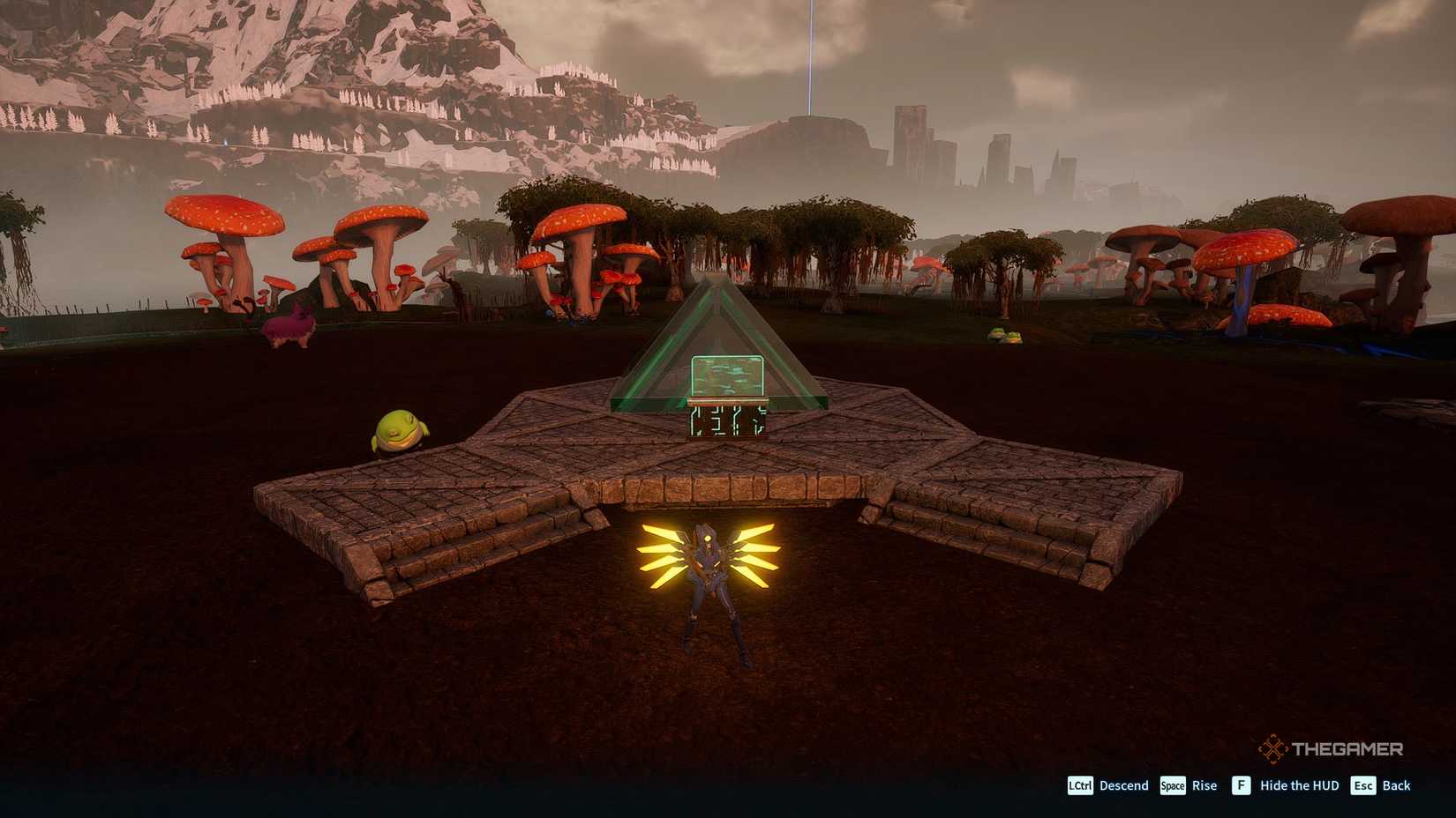 Palworld Palbox on the altar.