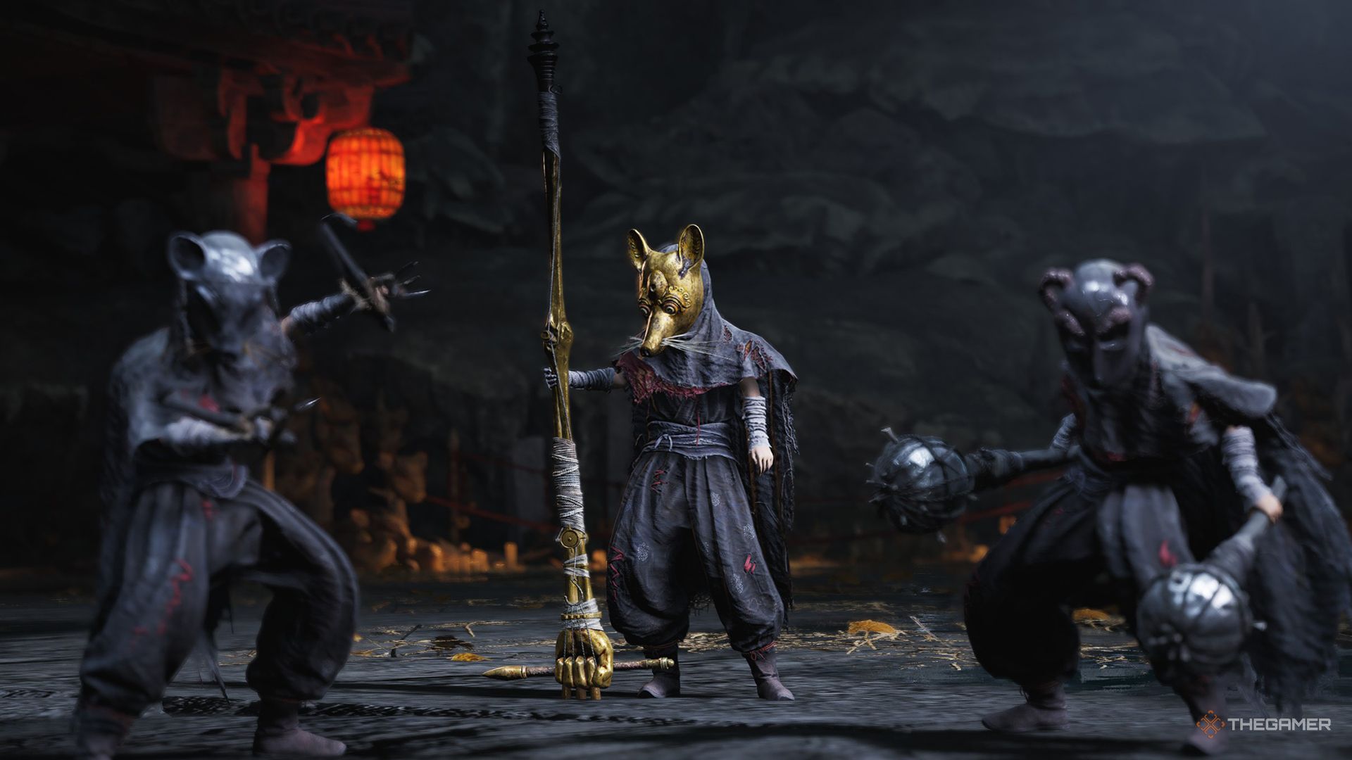 The trio of Dao Lords in phase 2 of the fight in Where Winds Meet.