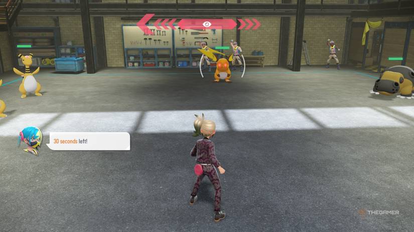 The main character starts the defenseless Dodger challenge in Pokemon Legends: ZA.