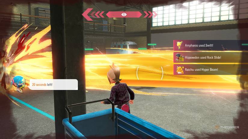 Pokemon using powerful attacks in Pokemon Legends: ZA.