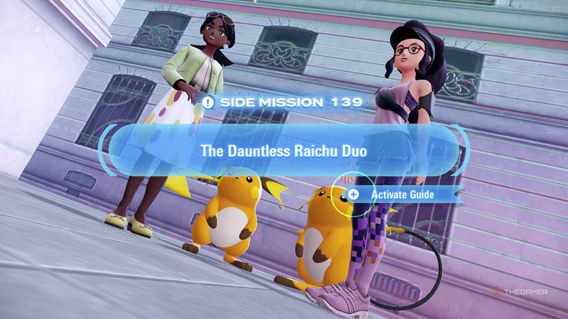 The Indomitable Raichu Duo mission begins in Pokémon Legends: ZA.