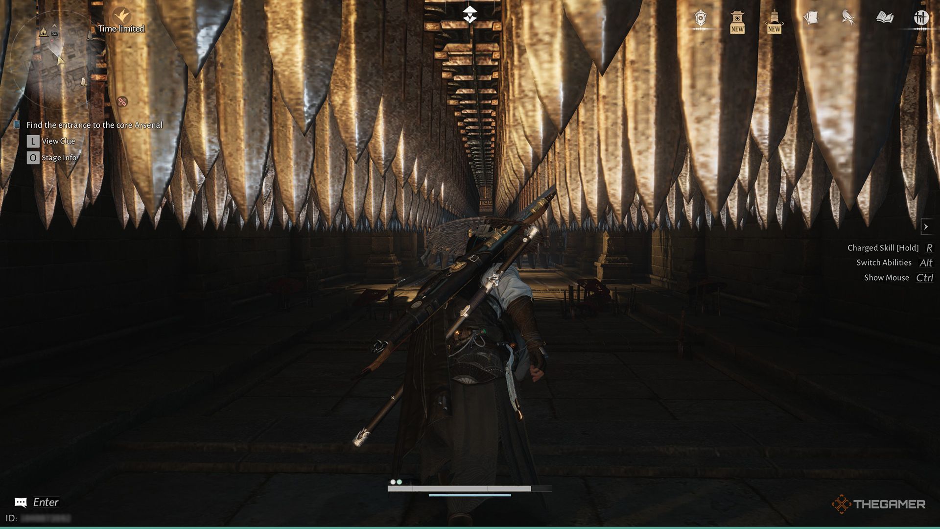 The player crouching under spikes in the right side of Martial Temple in Where Winds Meet.