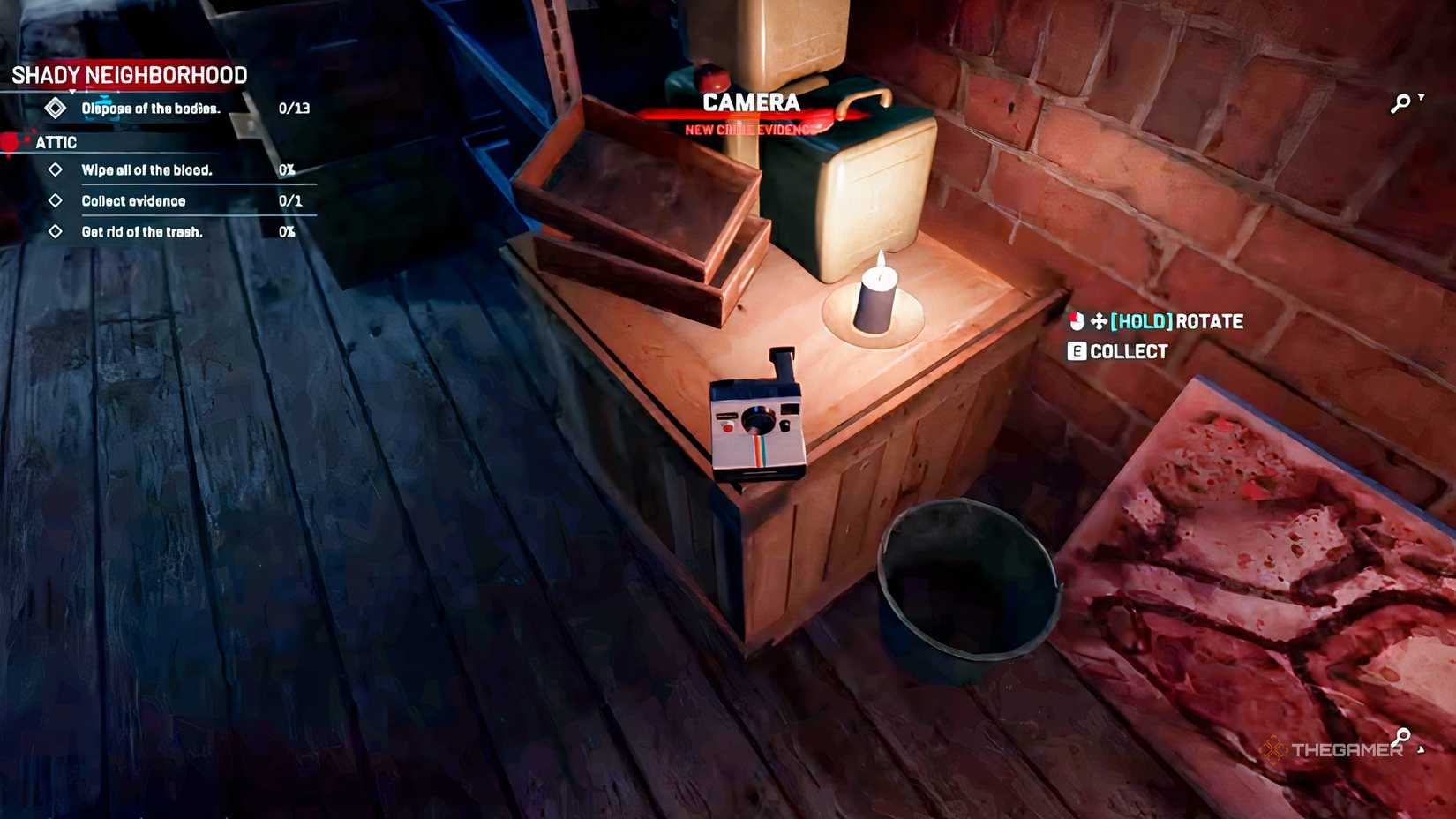 Scrime Scene Cleaner Nightmare Polaroid Camera.