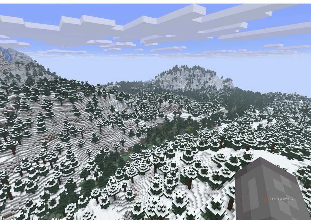 Java Minecraft Seeds Snow Best Minecraft Seeds For Building In Snowy Biomes