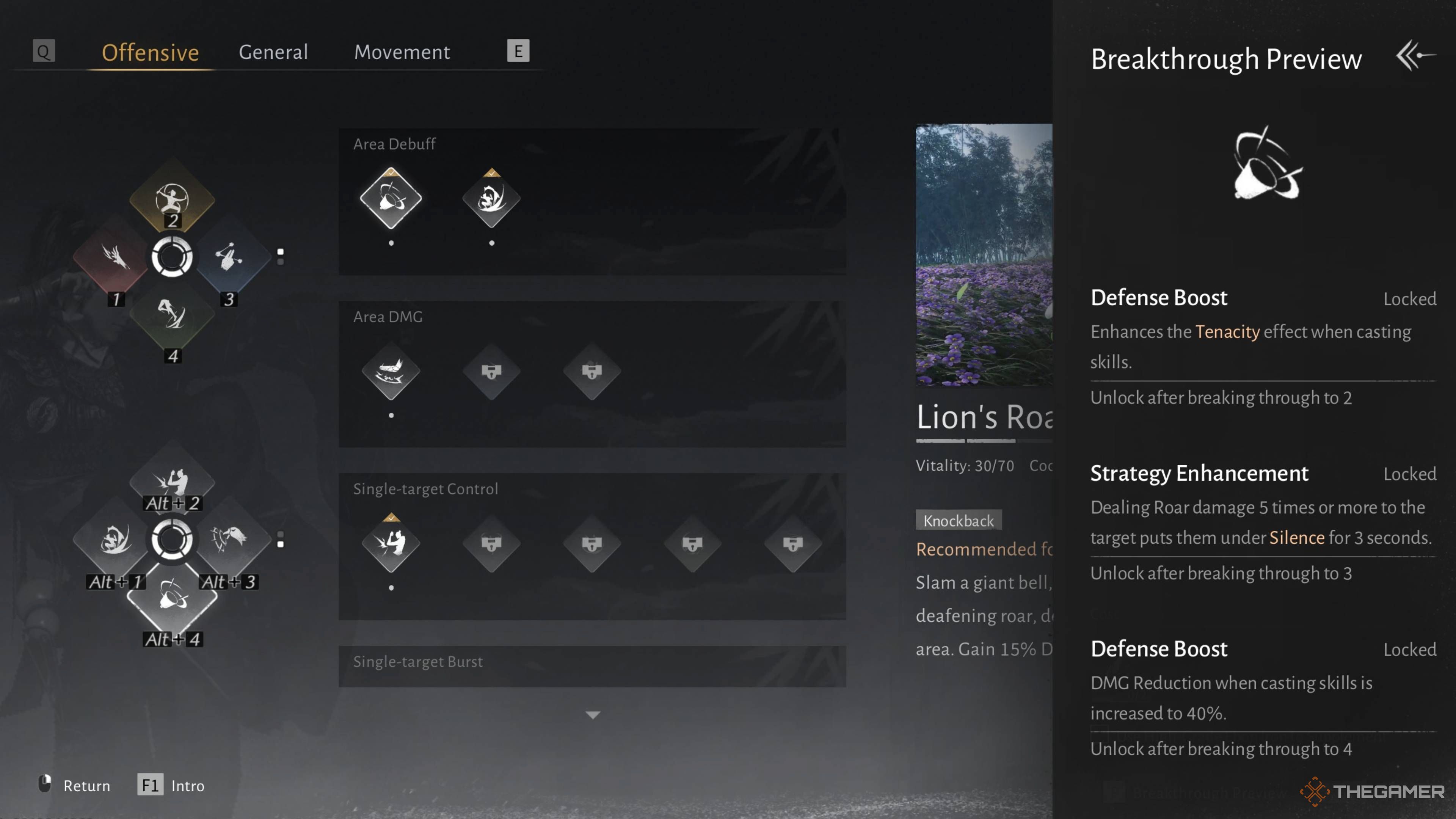 The breakthrough preview for the lion's roar mystic skill in where winds meet.