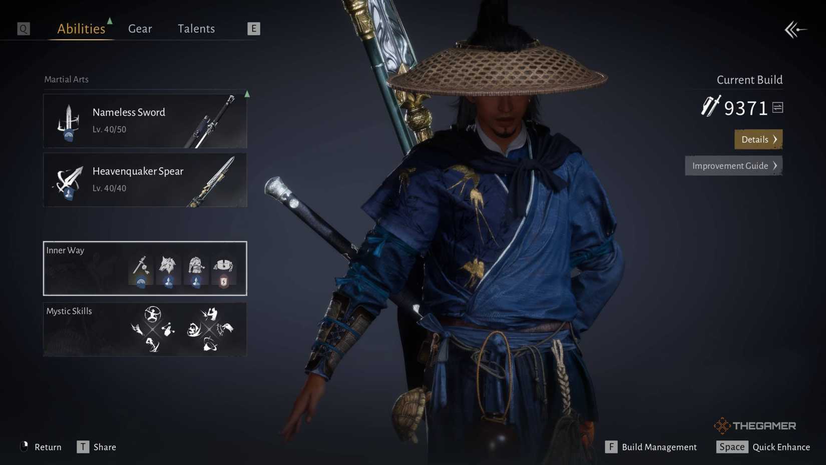 The gear menu where the wind meets the internal way is highlighted.