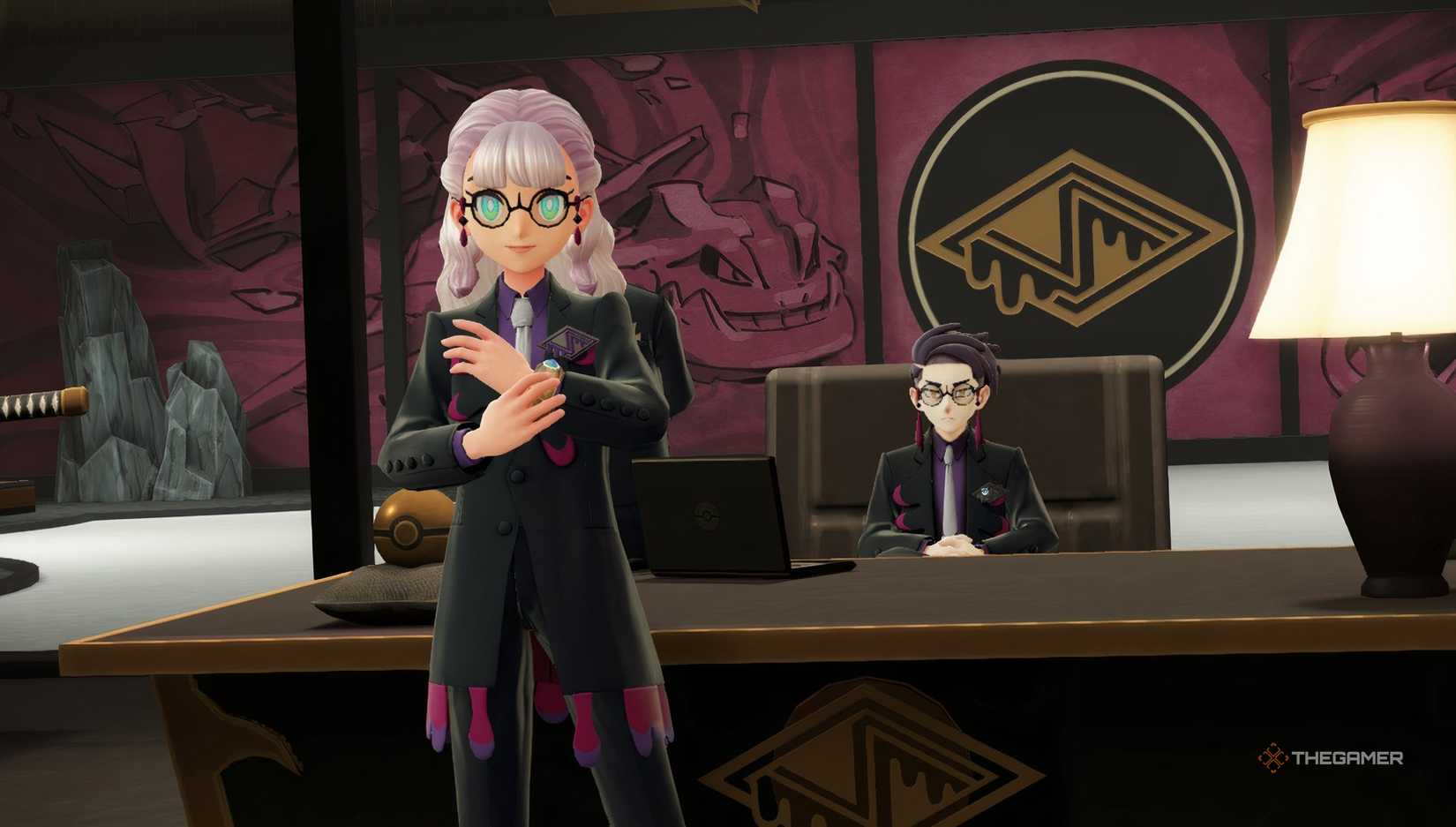 Trainer dressed as Corbeau in Pokemon Legends_ ZA