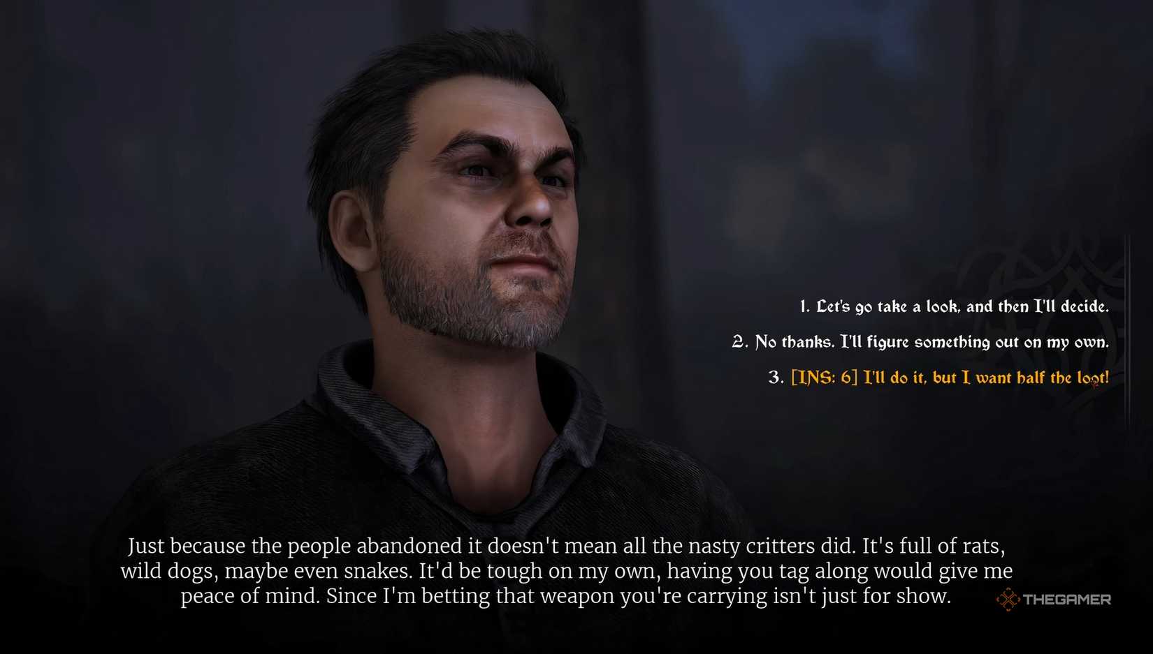 Tristan negotiates in Of Ash and Steel.