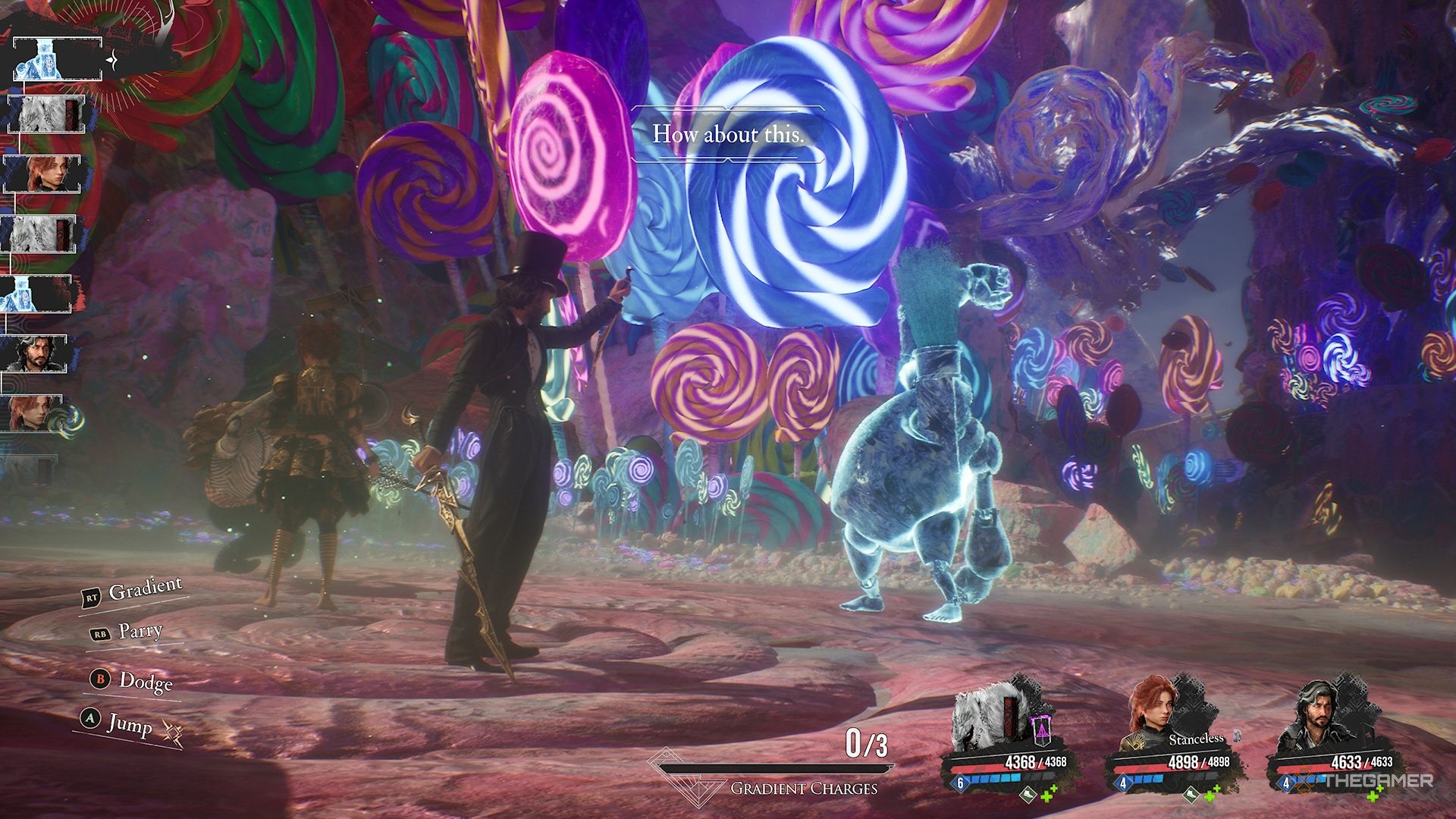 Verso battling Monsieur Frappe in Clair Obscur Expedition 33.