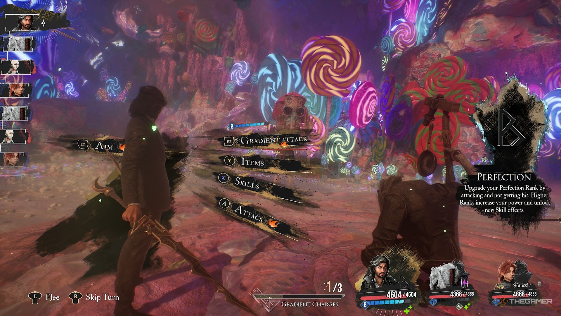 Verso in a battle with a mime in Clair Obscur Expedition 33.