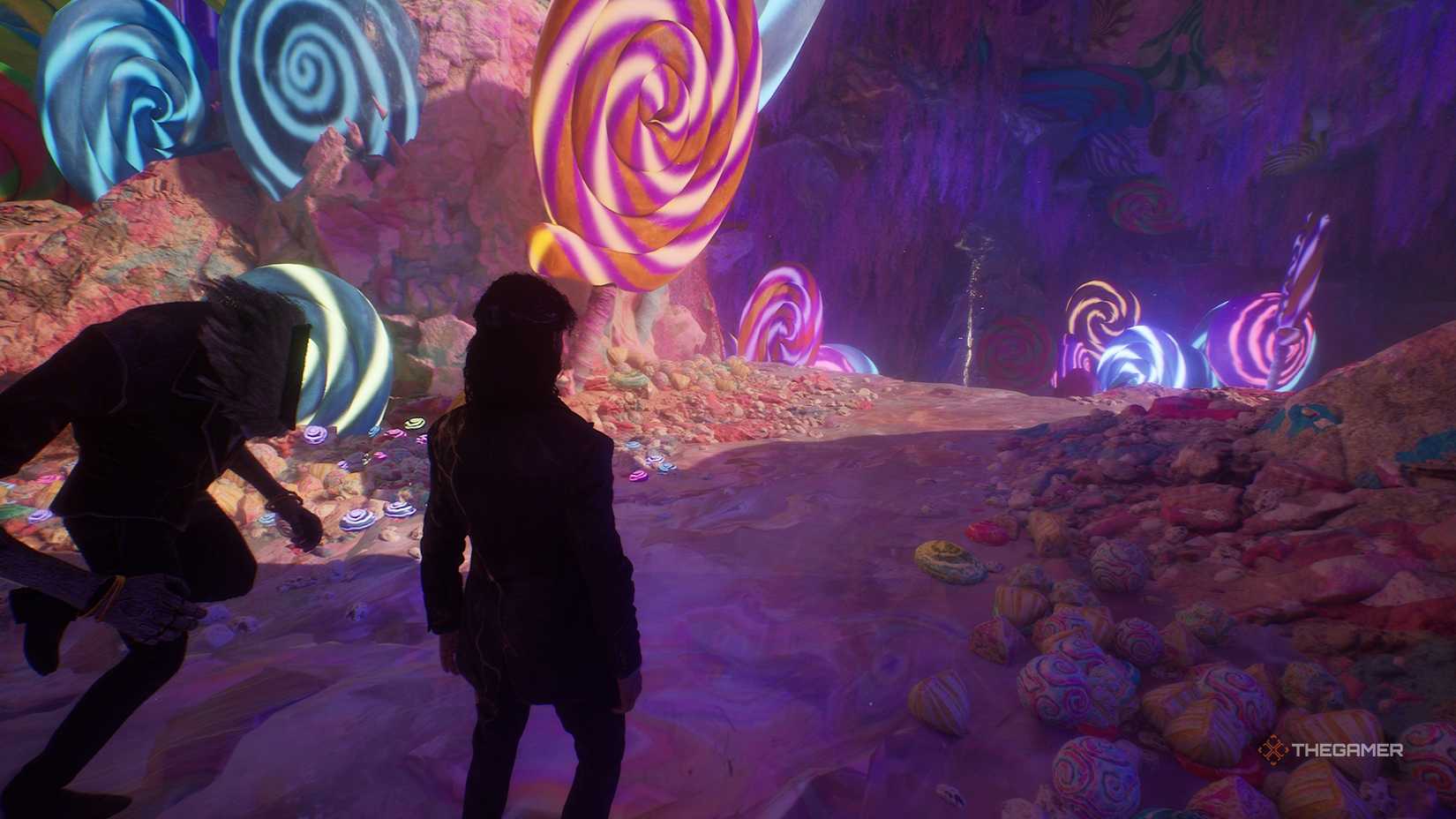 ورسو به یک طناب در Clair Obscur Expedition 33 نگاه می کند.