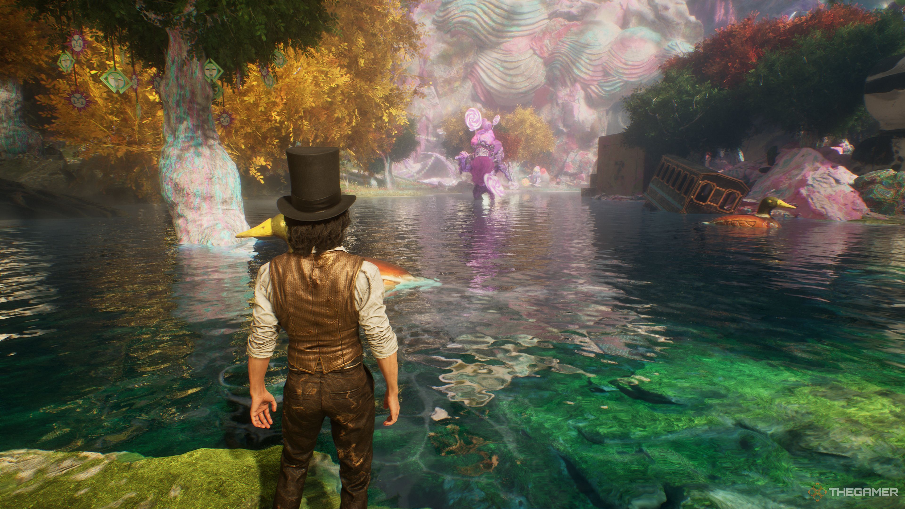 Verso looking at Chromatic Barbasucette in Clair Obscur Expedition 33.