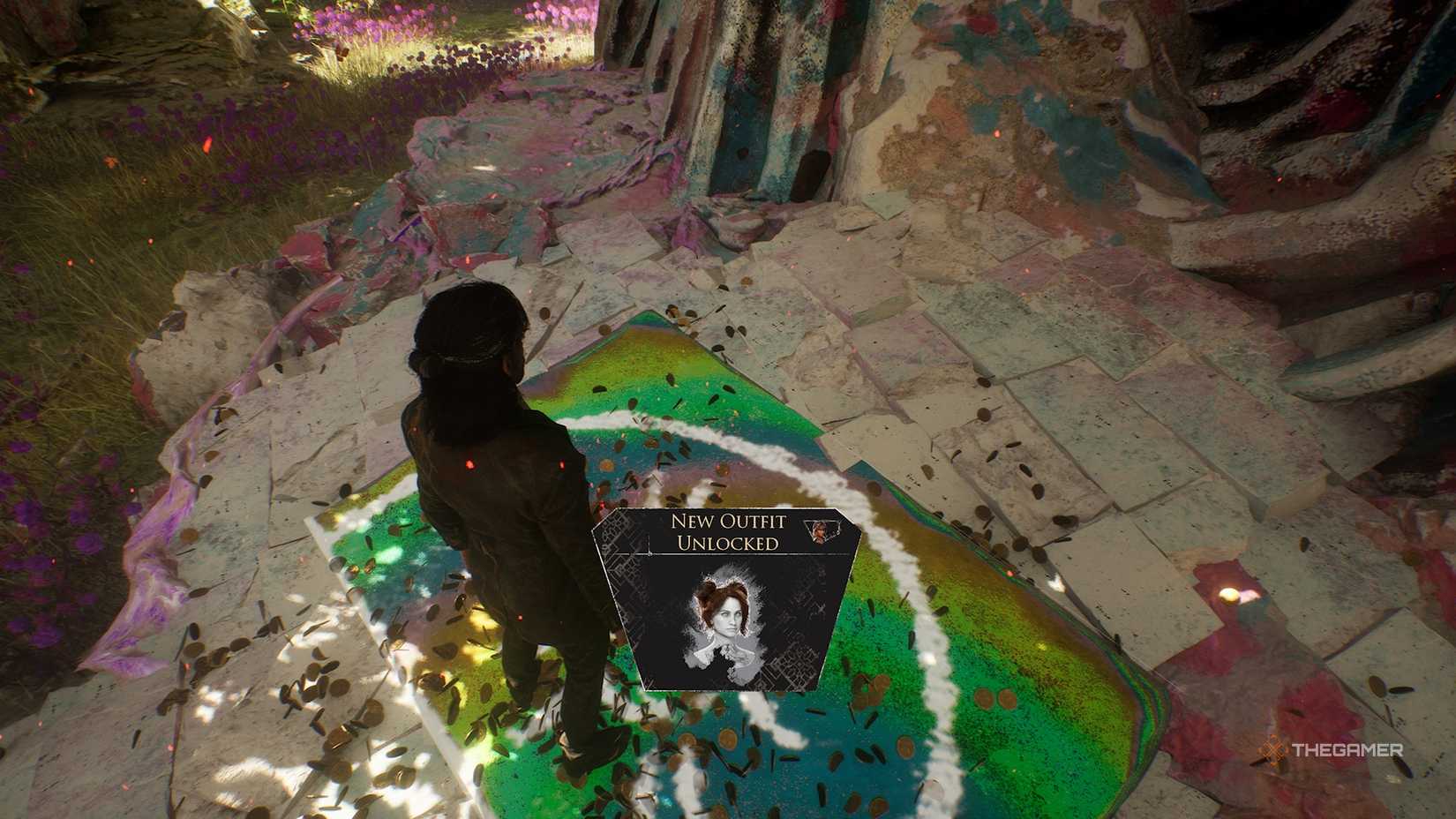 Verso در حال برداشتن Sciel Double Bun Clair Obscur Expedition 33.