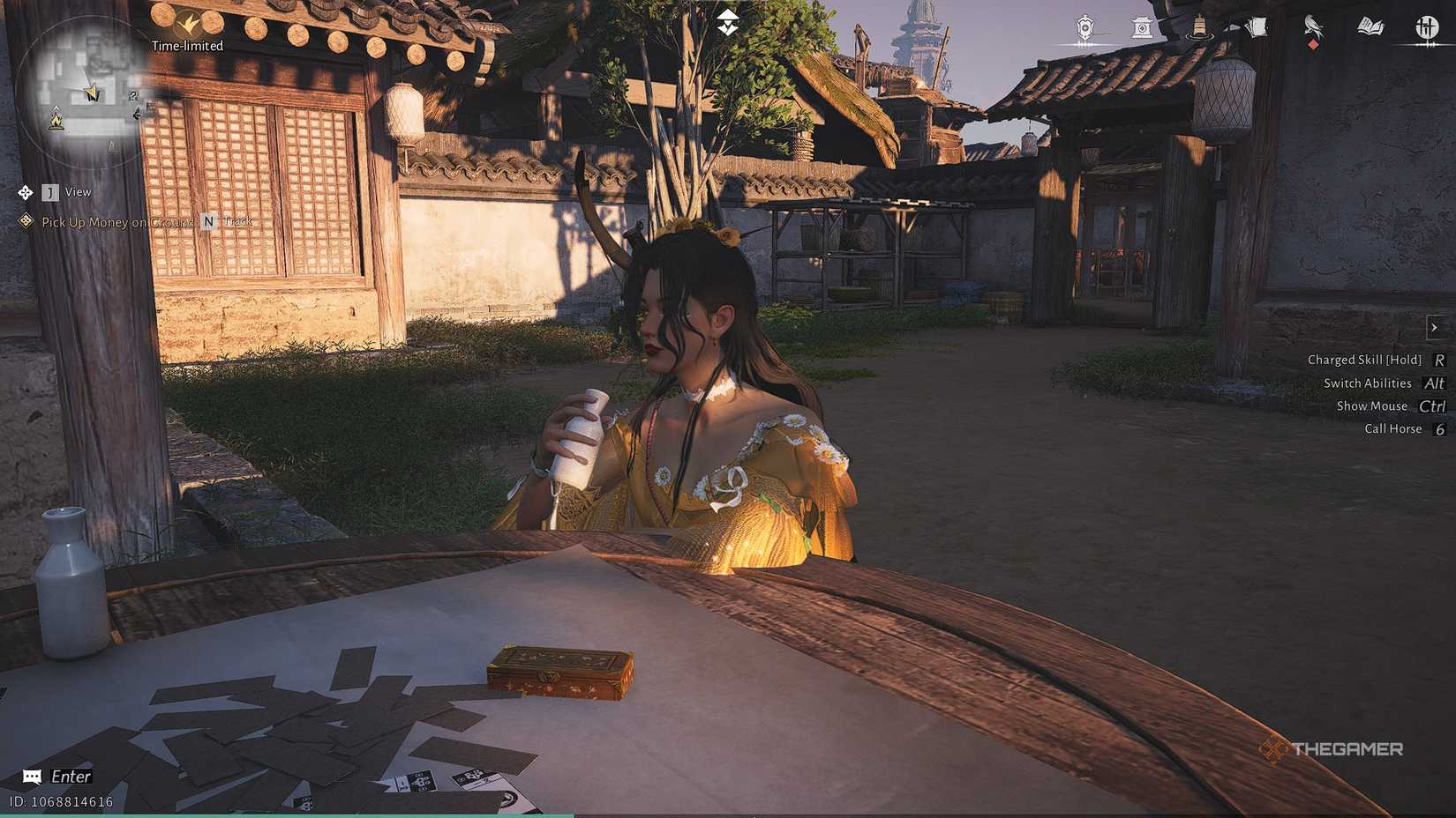 Where the winds meet Drinking at the Madaio table in Kaifeng.