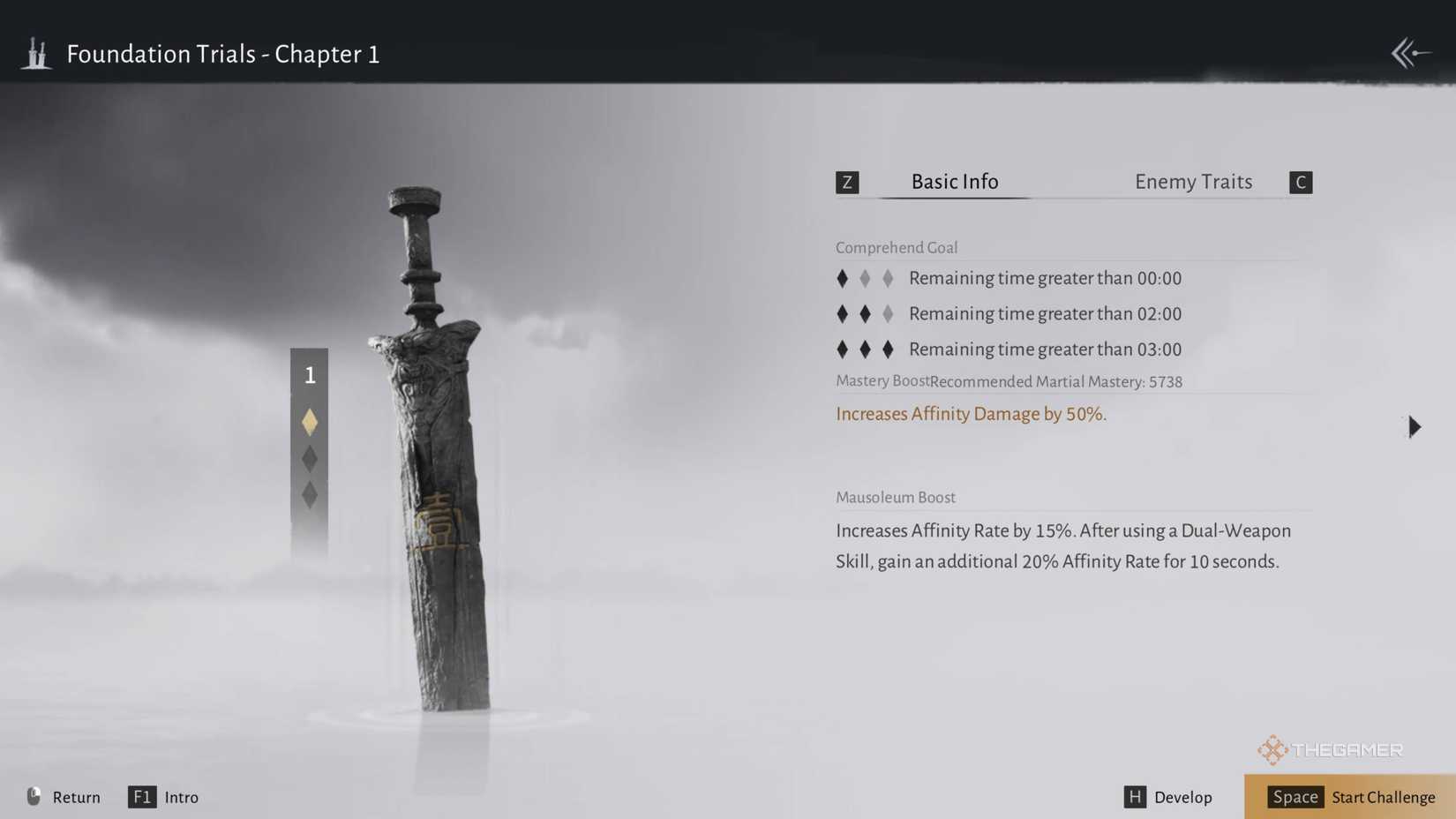 The menu at Taiping Tombs, Where the Wind Meets, has been improved.