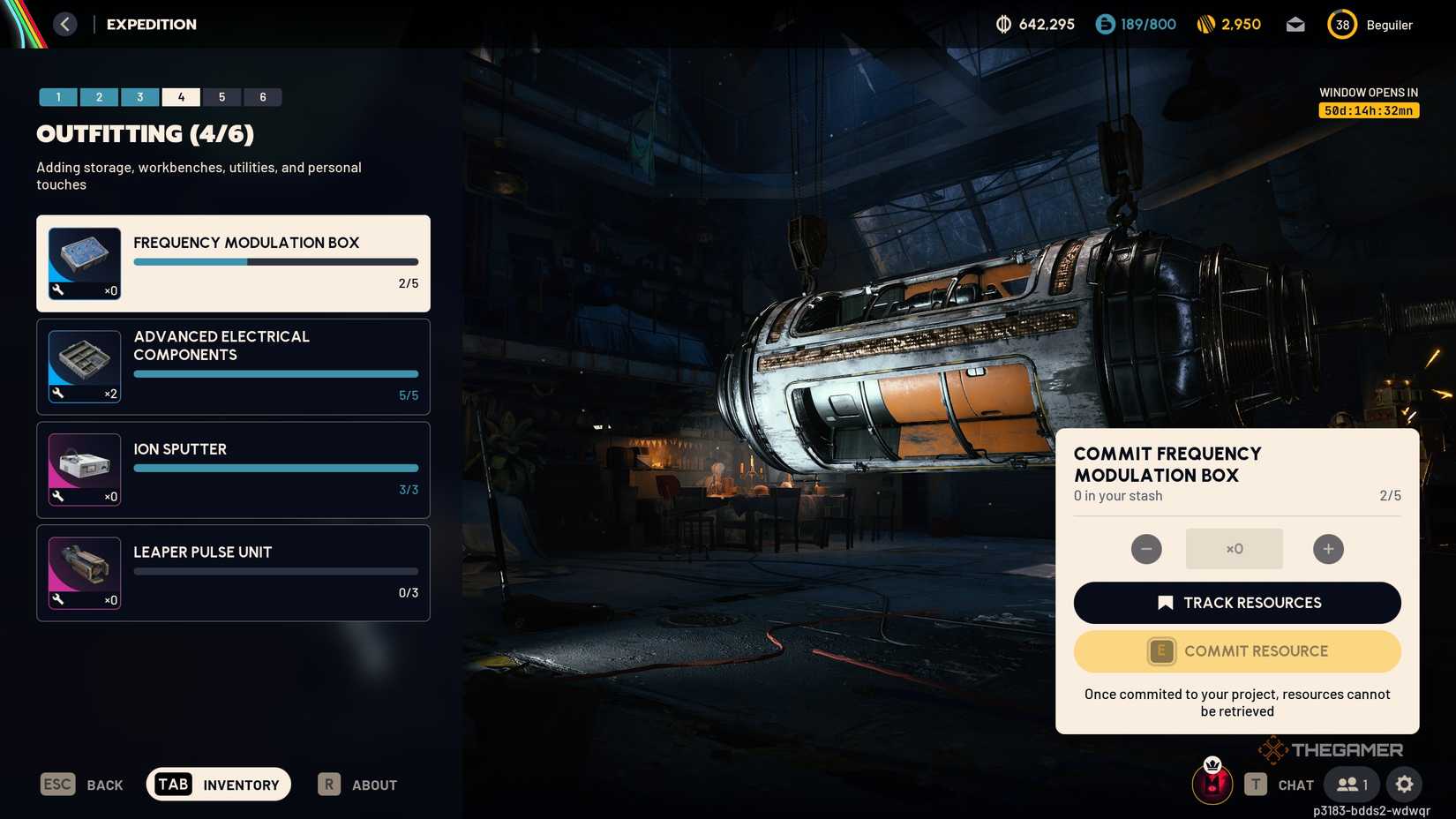 A player completing the second Expedition project steps in Arc Raiders.