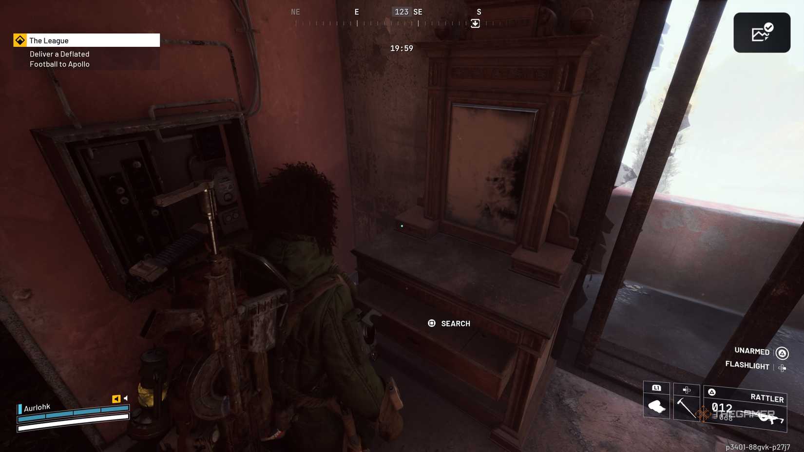 Player raiders receive a quest update after finding a deflated football in the Arc Raiders' closet.