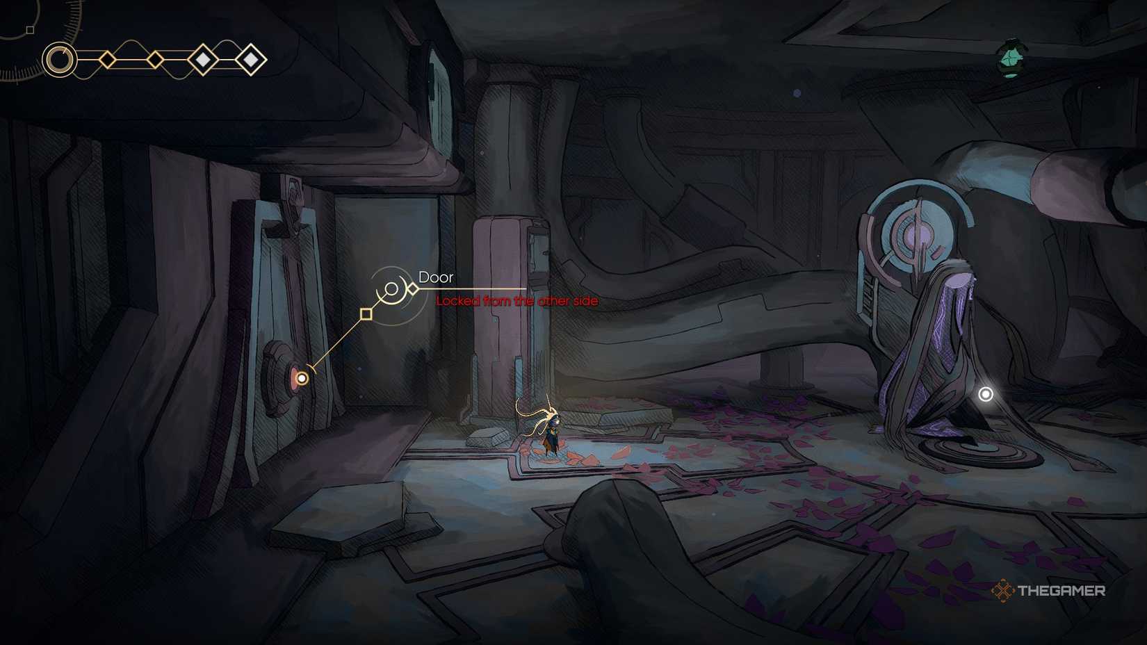 Locked Doors in MIO: Memories of Orbit.