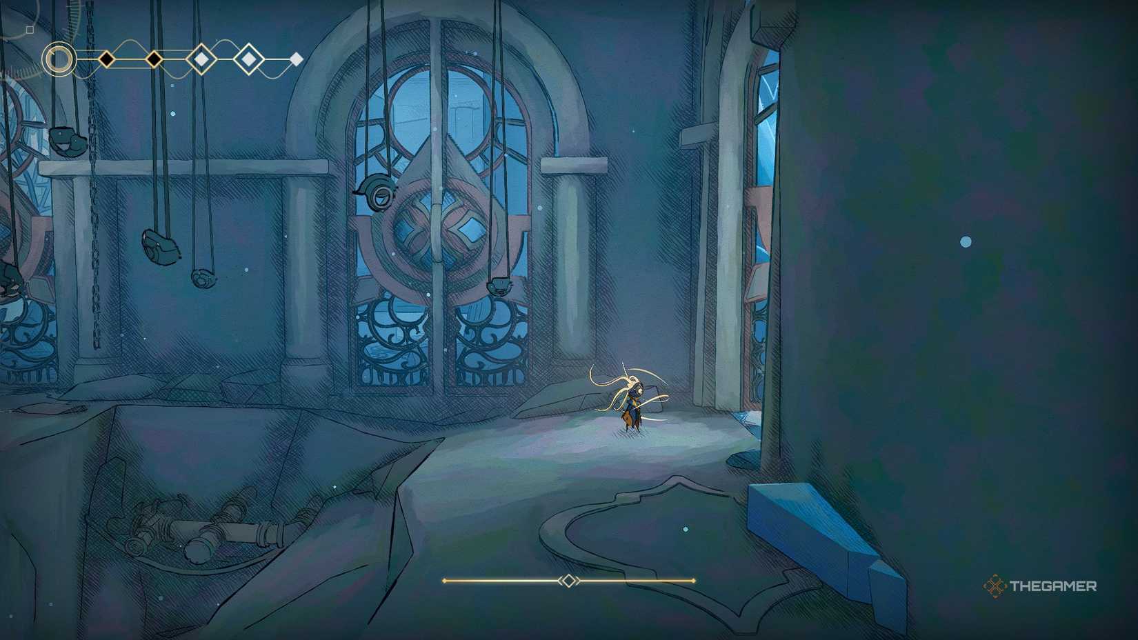 Heals using ground healing on MIO.