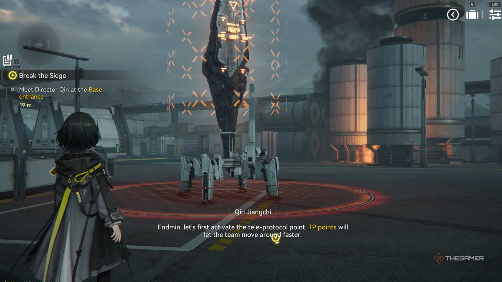 Arknights Endfield activates the first TP-Point.