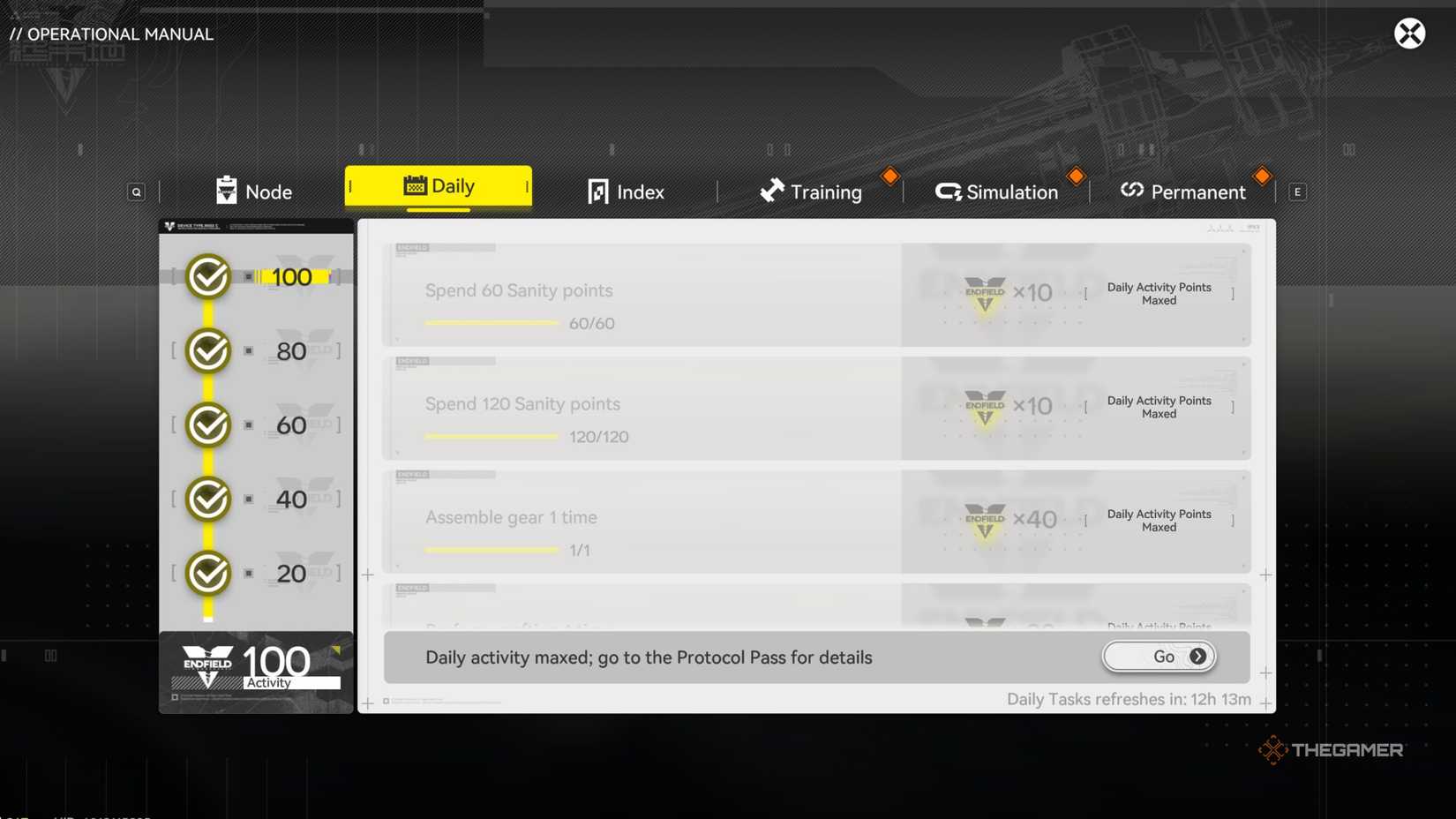 Arknights Endfield Daily Screen.