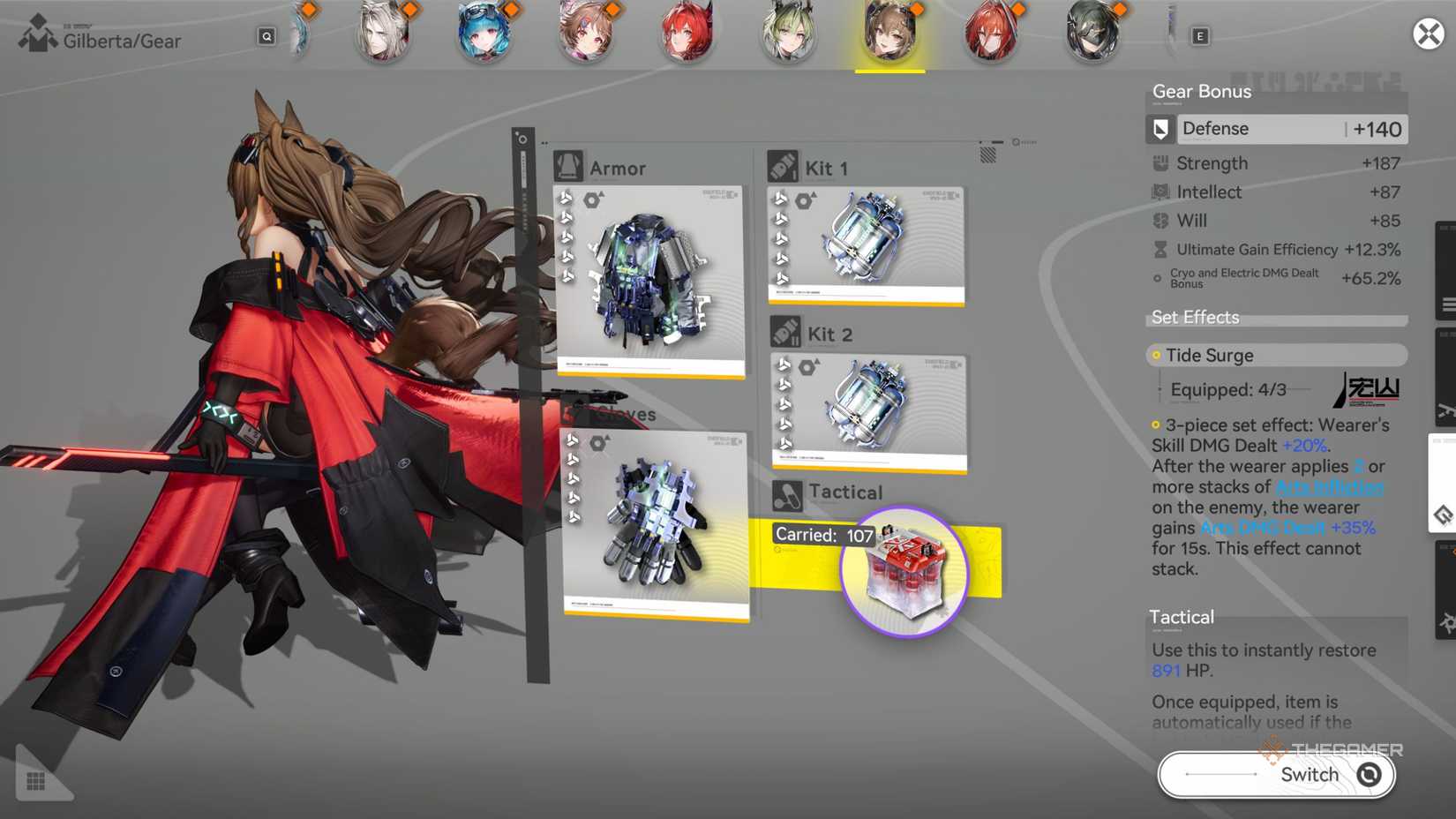 The Best Gilberta Weapons, Gears, And Teams In Arknights: Endfield
