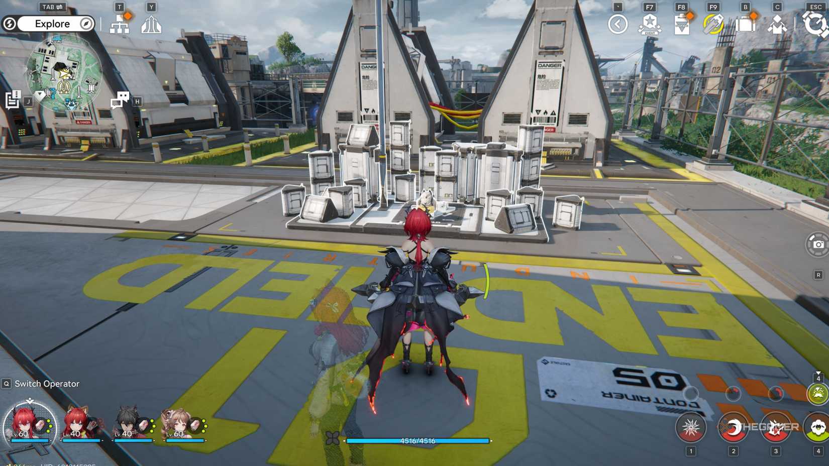 Looking at Arknights Endfield recycling station.