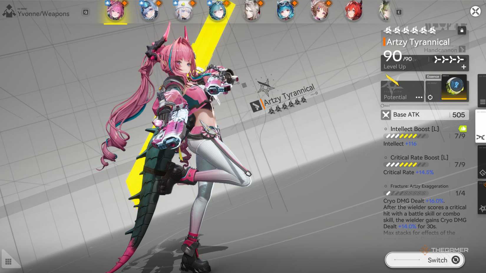 Arknights Endfield Yvonne with her pistols.