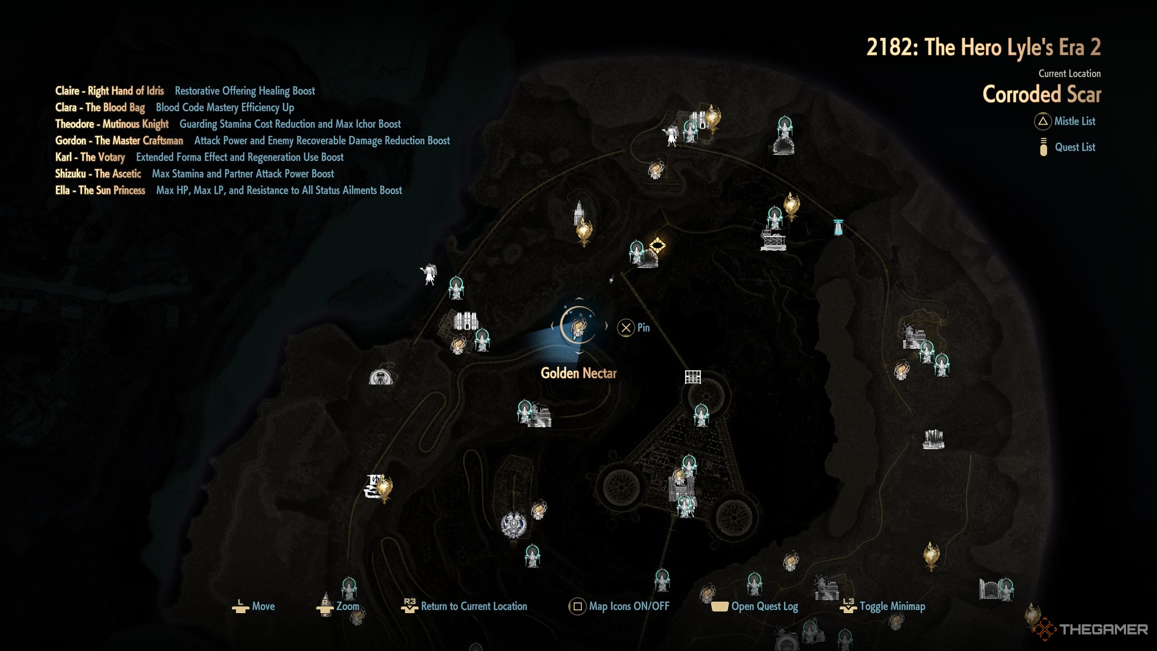 Where To Find Every Golden Nectar In Code Vein 2