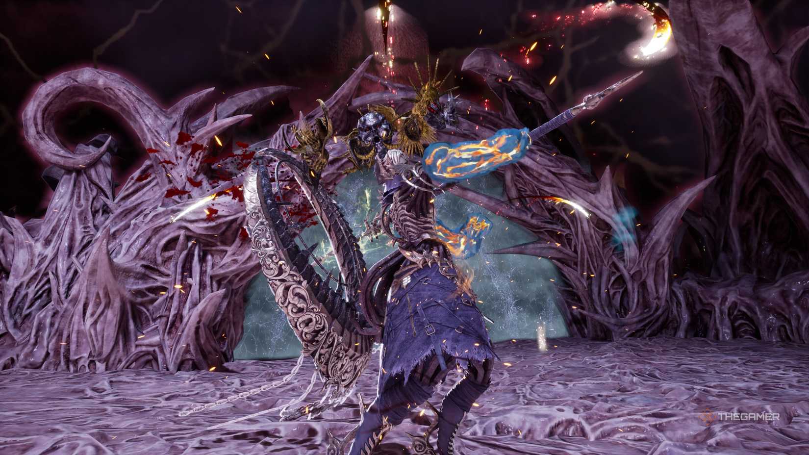 Hero Valentine showing off his weapon in Code Ven 2.