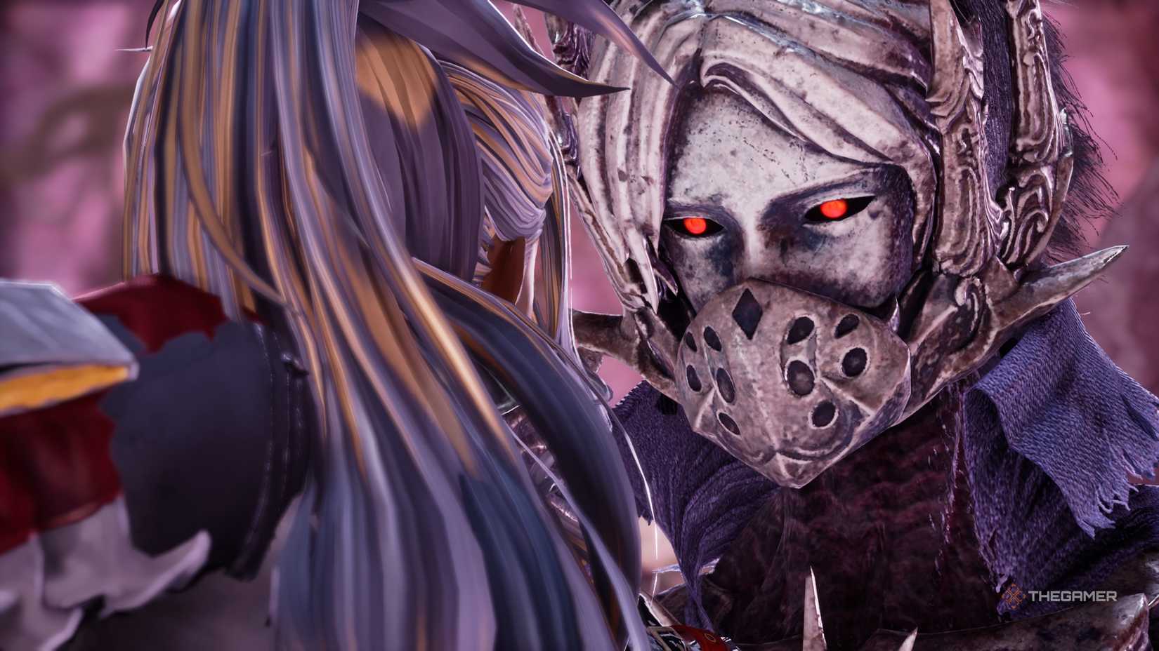 Player looking at Hero Valentine in Code Ven 2.