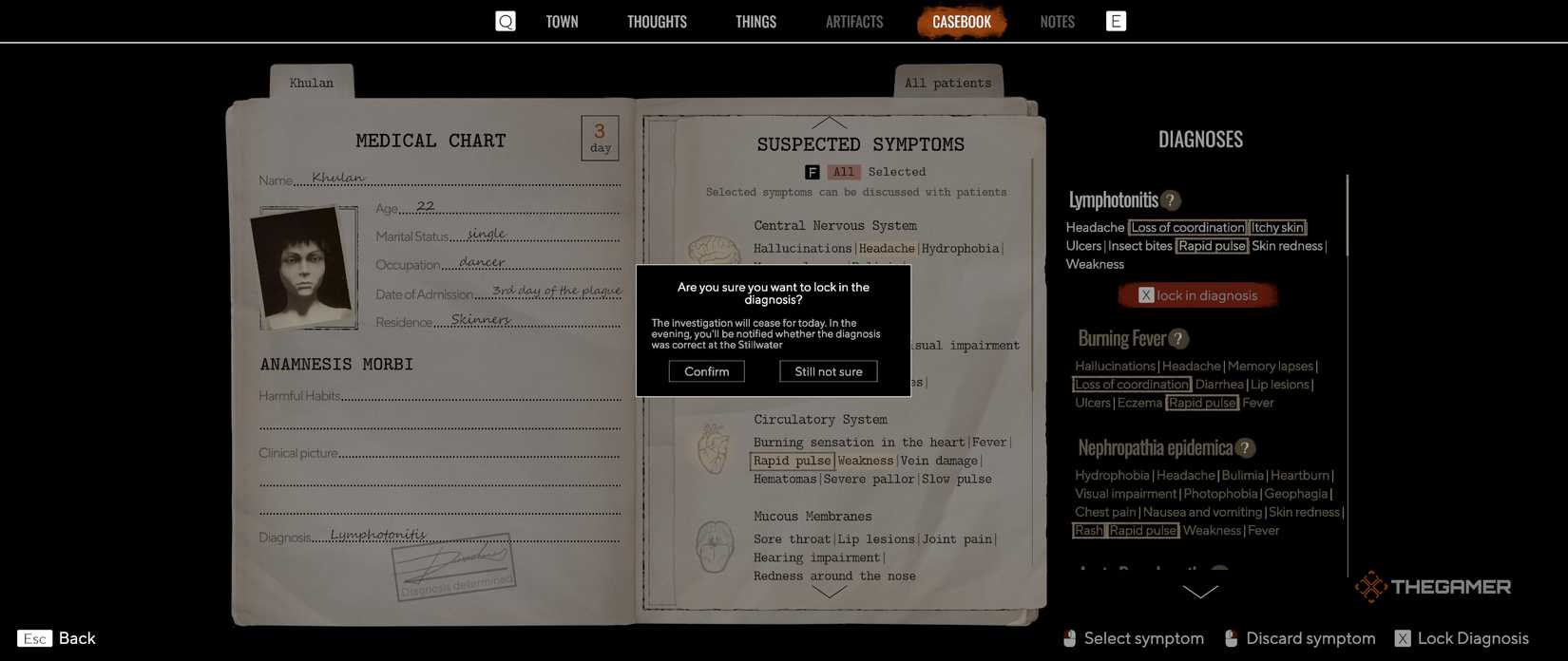 Confirmation of the diagnosis for the patient in Pathology 3.
