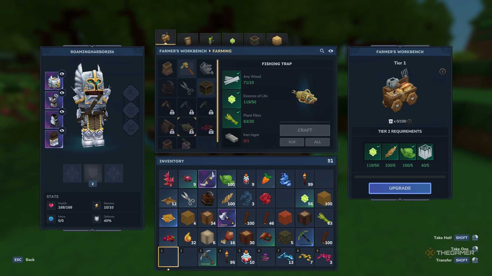 Create a fishing trap in Hytale.