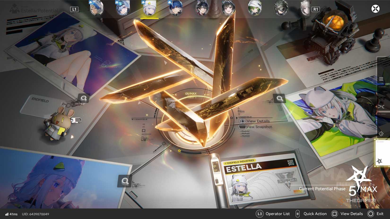 Estella's potential screen culminated in Arknights Endfield.