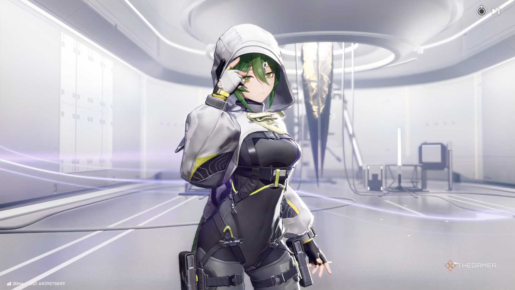 Fluorite poses in Arknights Endfield.