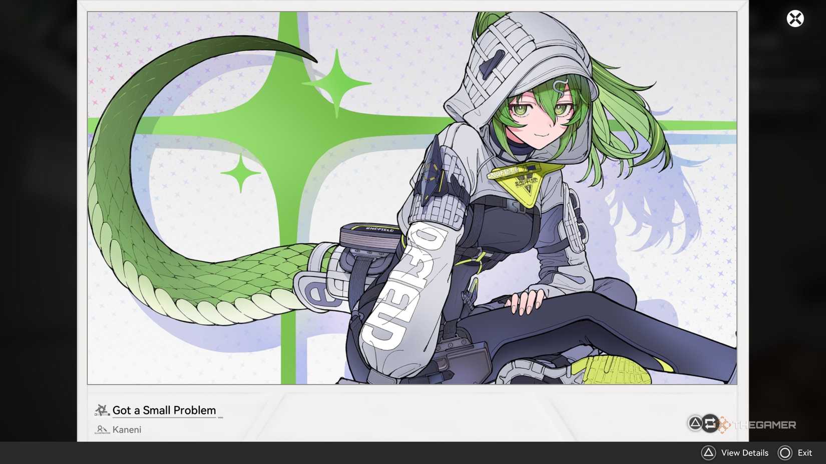 I have a small problem, the fluorite art in Arknights Endfield.