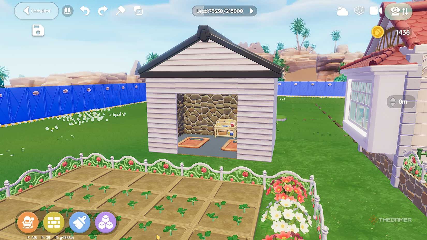 Hearttopia A standalone garage on a house lot.