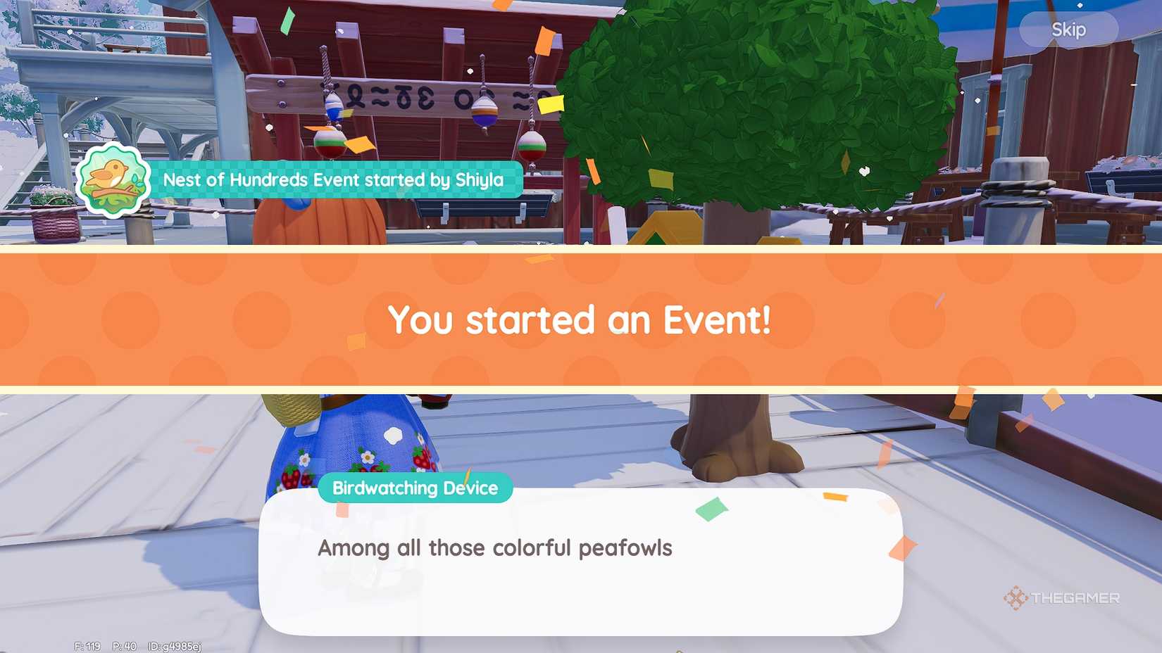 Heartopia event opening Nest of Hundred in Fishing Village.