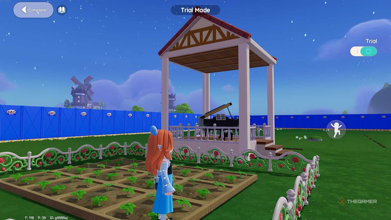 Hearttopia Gazebo with piano.