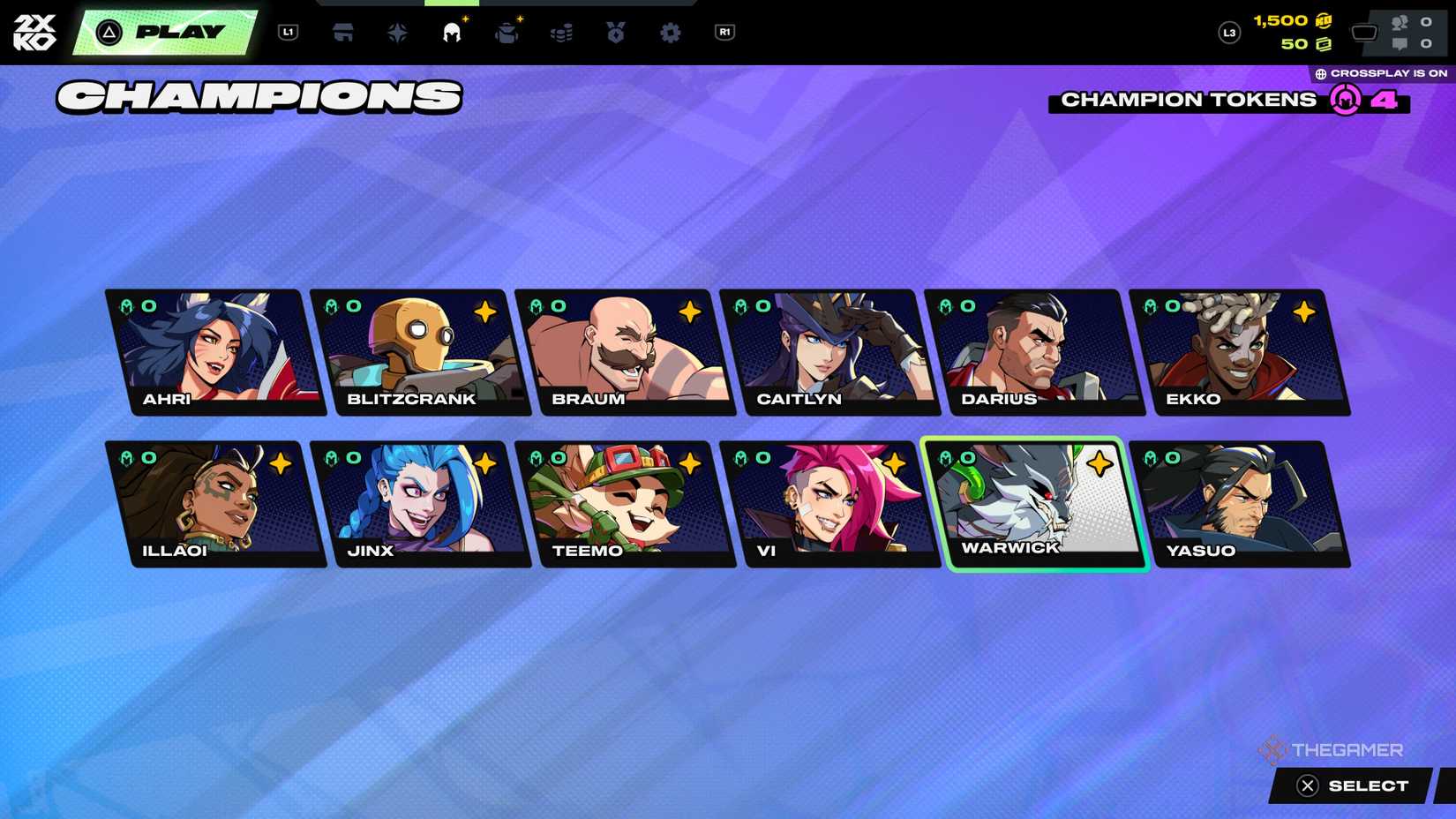 Each character is unlocked in 2XKO.