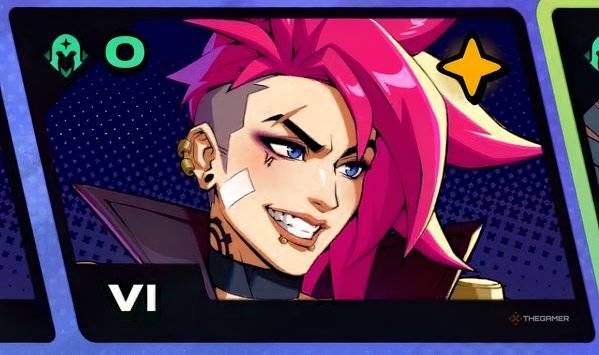 Vi headshot character select image in 2XKO.