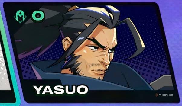 Yasuo headshot character selection image in 2XKO.